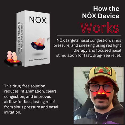 NŌX – Instant Nasal + Sinus Reliefㅤ